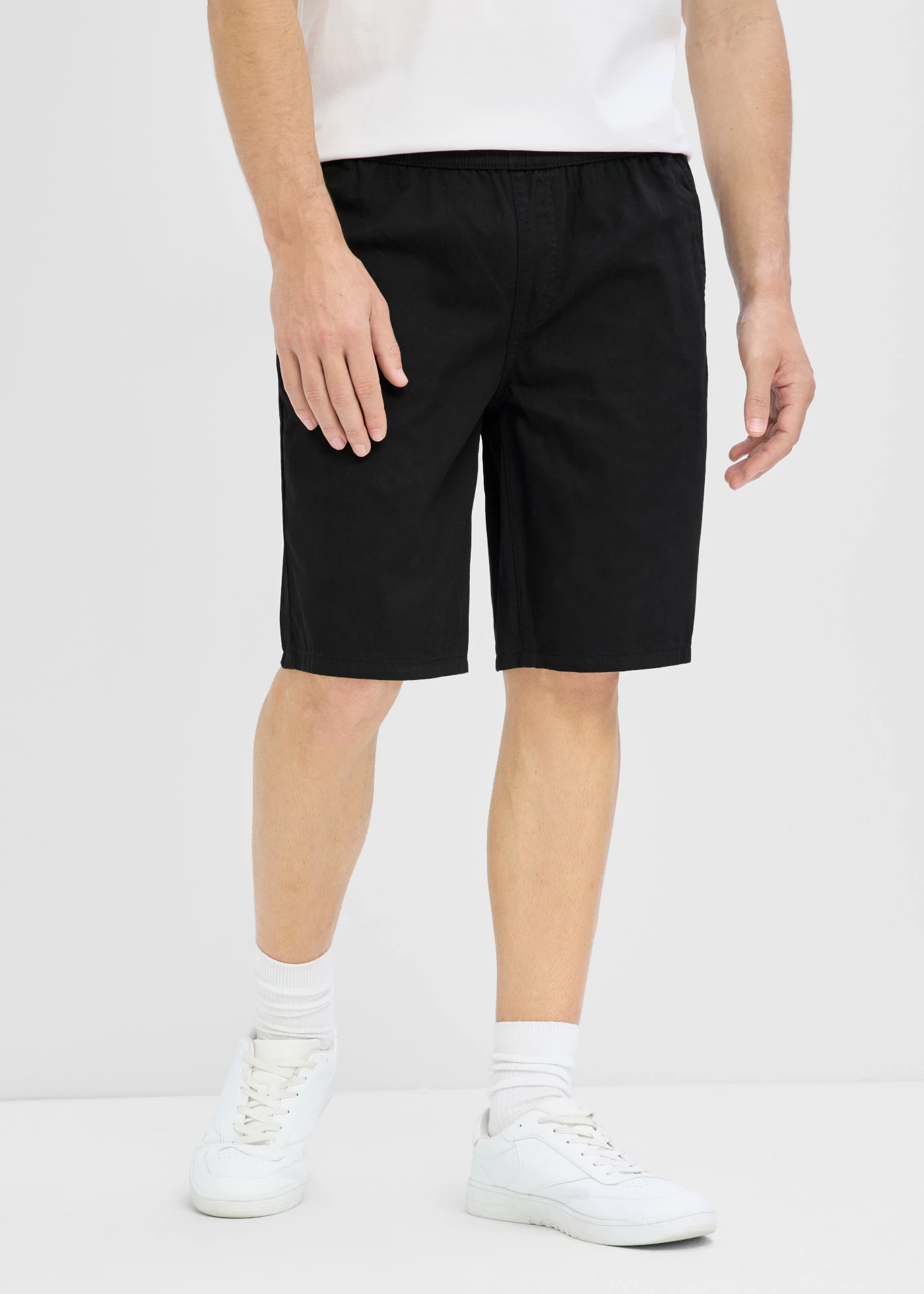 Bermuda van puur katoen, regular fit • zwart • product-page.page-title-suffix