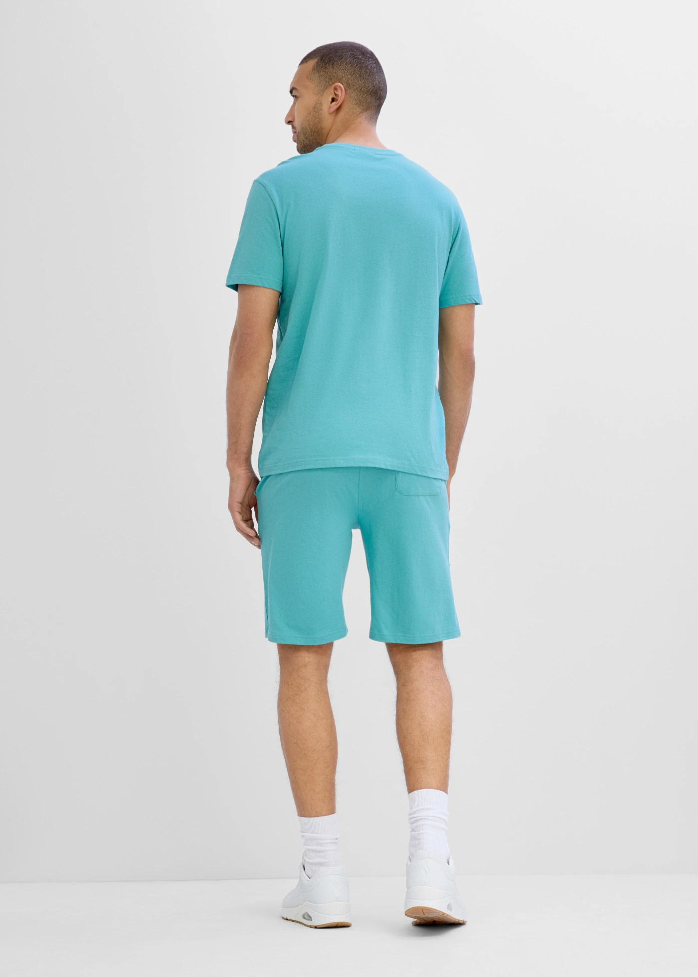 T-shirt et bermuda (ens. 2 pces) • vert lagon + blanc • product-page.page-title-suffix