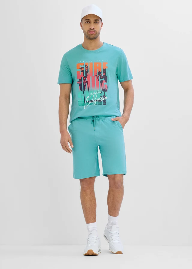Shirt en broek (2-dlg. set) • zeegroen+wit • product-page.page-title-suffix