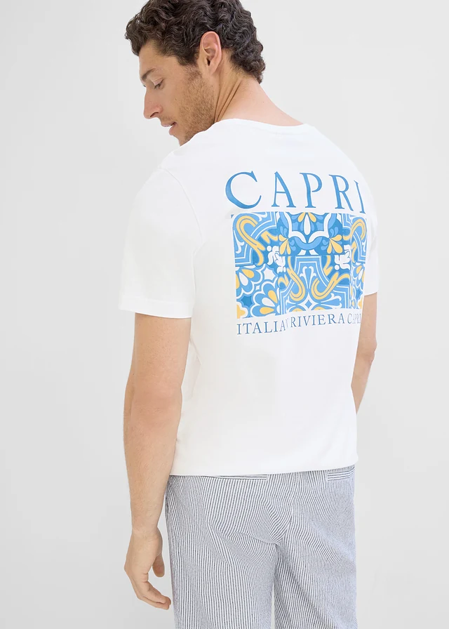 T-shirt 100% coton • blanc imprimé • product-page.page-title-suffix