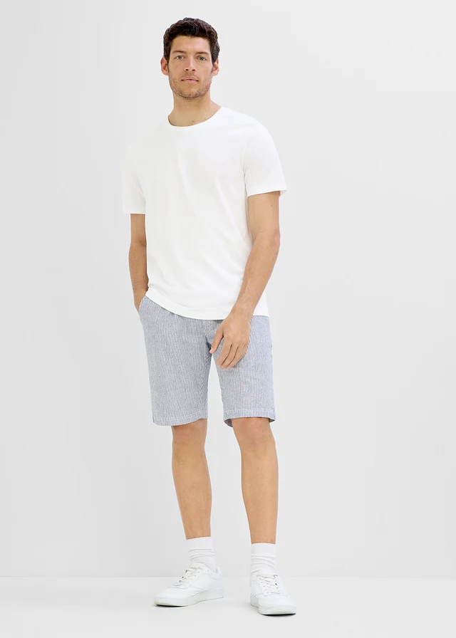 Tricou din bumbac organic 100% • alb cu imprimeu • magazin bonprix