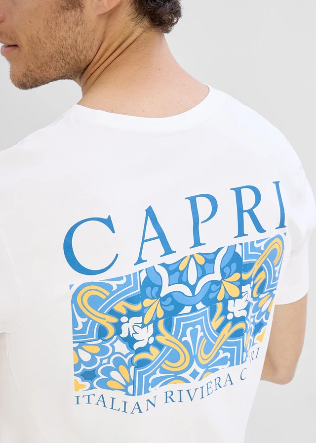 T-shirt 100% coton • blanc imprimé • product-page.page-title-suffix