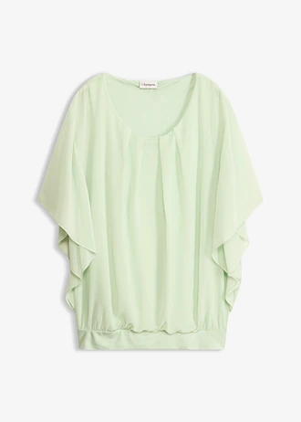 Chiffon blouse met ondershirt