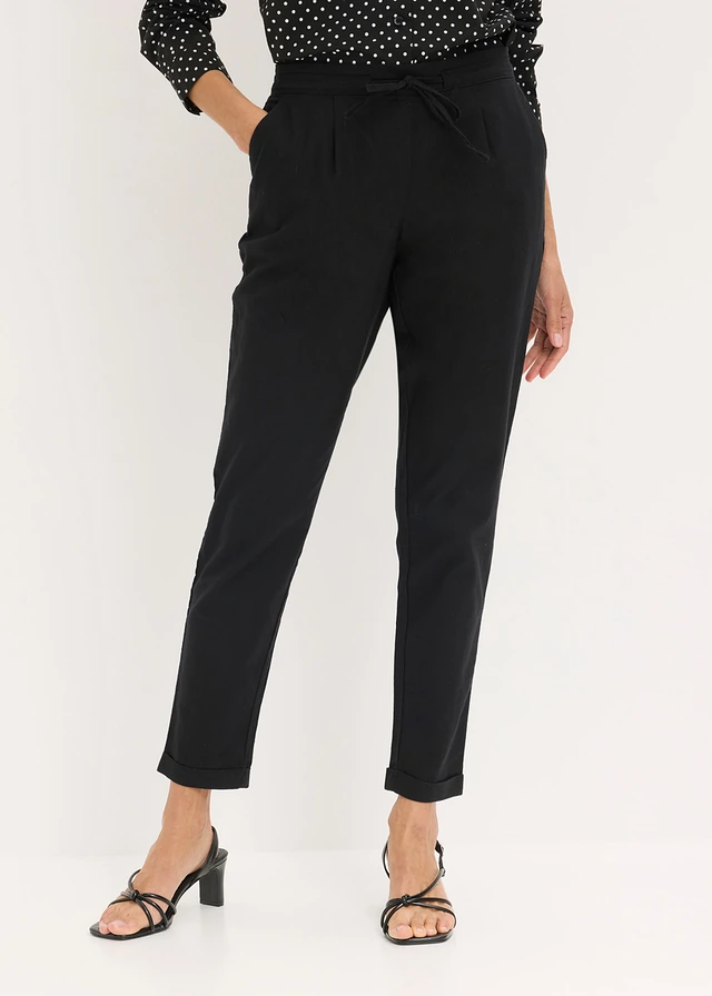 Pantalon en lin mélangé