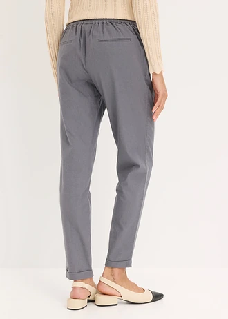 Linnen broek • rookgrijs • bonprix online shop