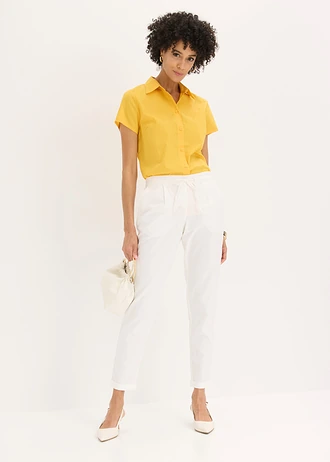 Linnen broek • wit • bonprix online shop