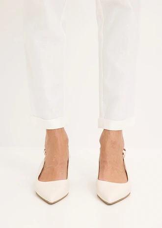 Linnen broek • wit • bonprix online shop