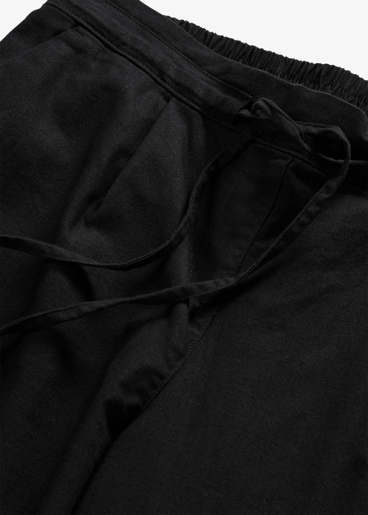 Pantalon en lin mélangé • noir • Boutique bonprix