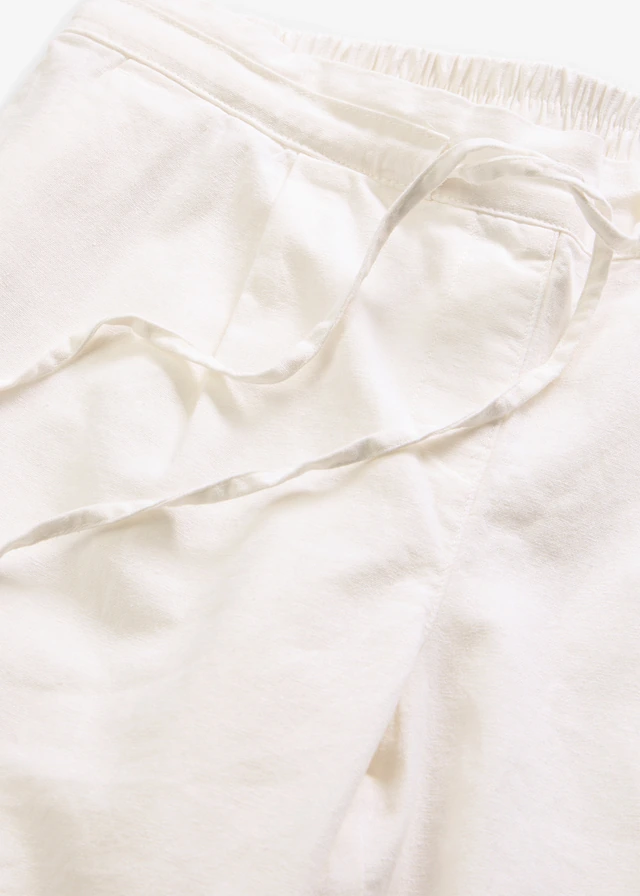 Pantalon en lin mélangé • blanc • product-page.page-title-suffix