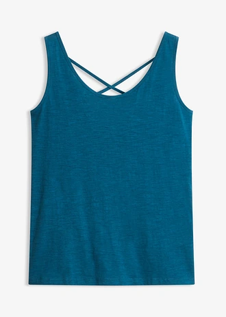 Jersey top met rugdetail