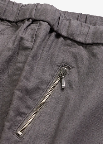 7/8 broek van een luchtige linnenmix • zilvergrijs • bonprix online shop