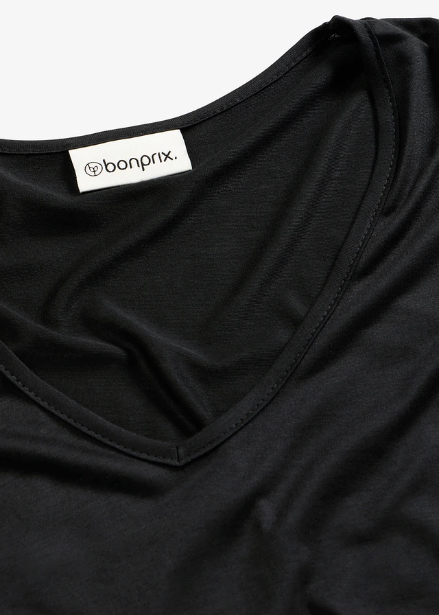 T-shirt en viscose douce • noir • product-page.page-title-suffix