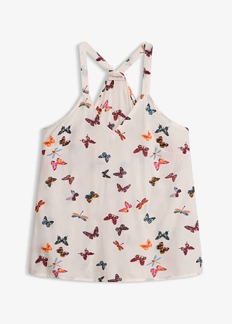 Blousetop van viscose