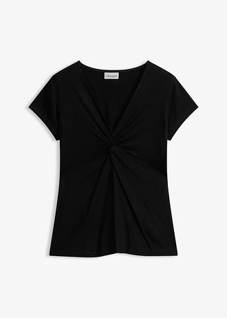 T-shirt z mieszanki wiskozy