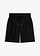 Bermuda en viscose avec ceinture à nouer, Couleur: noir