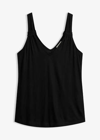 Top din jerse din viscoză 100% • negru • magazin bonprix