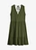 Jersey jurk van een viscosemix, Kleur: olijfgroen