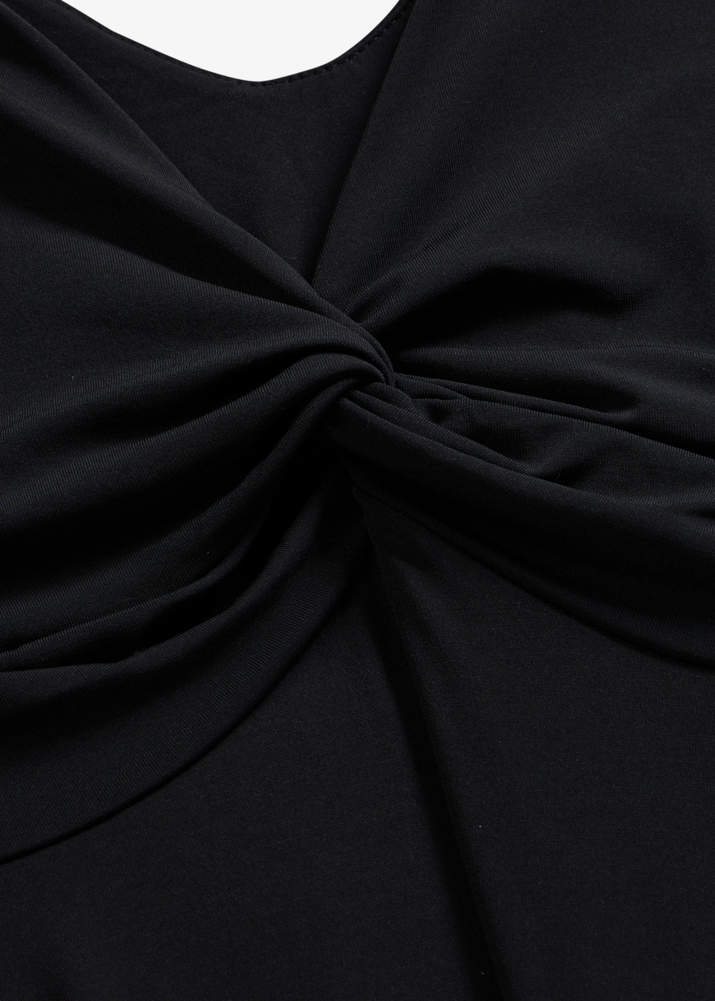 Robe en jersey avec décolleté en V • noir • Boutique bonprix