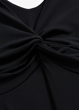 Shirtjurk met decolleté • zwart • bonprix online shop