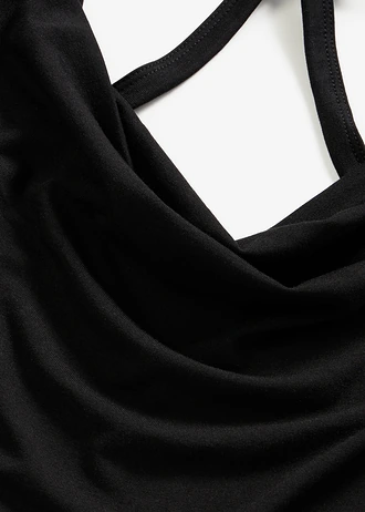 T-shirt z wiskozy pochodzącej ze zrównoważonych źródeł • czarny • sklep bonprix