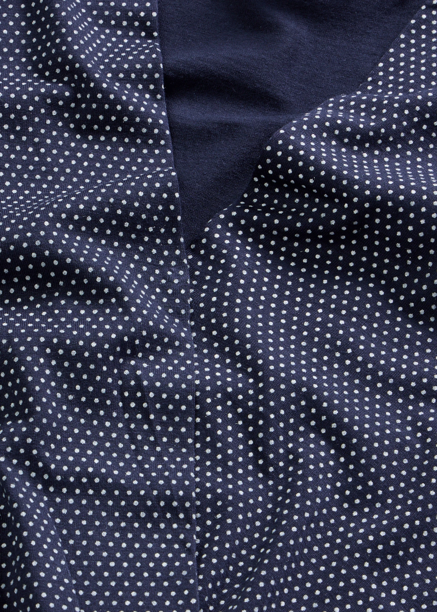 Midi jurk in een viscosemix • donkerblauw-wit gestippeld • bonprix online shop