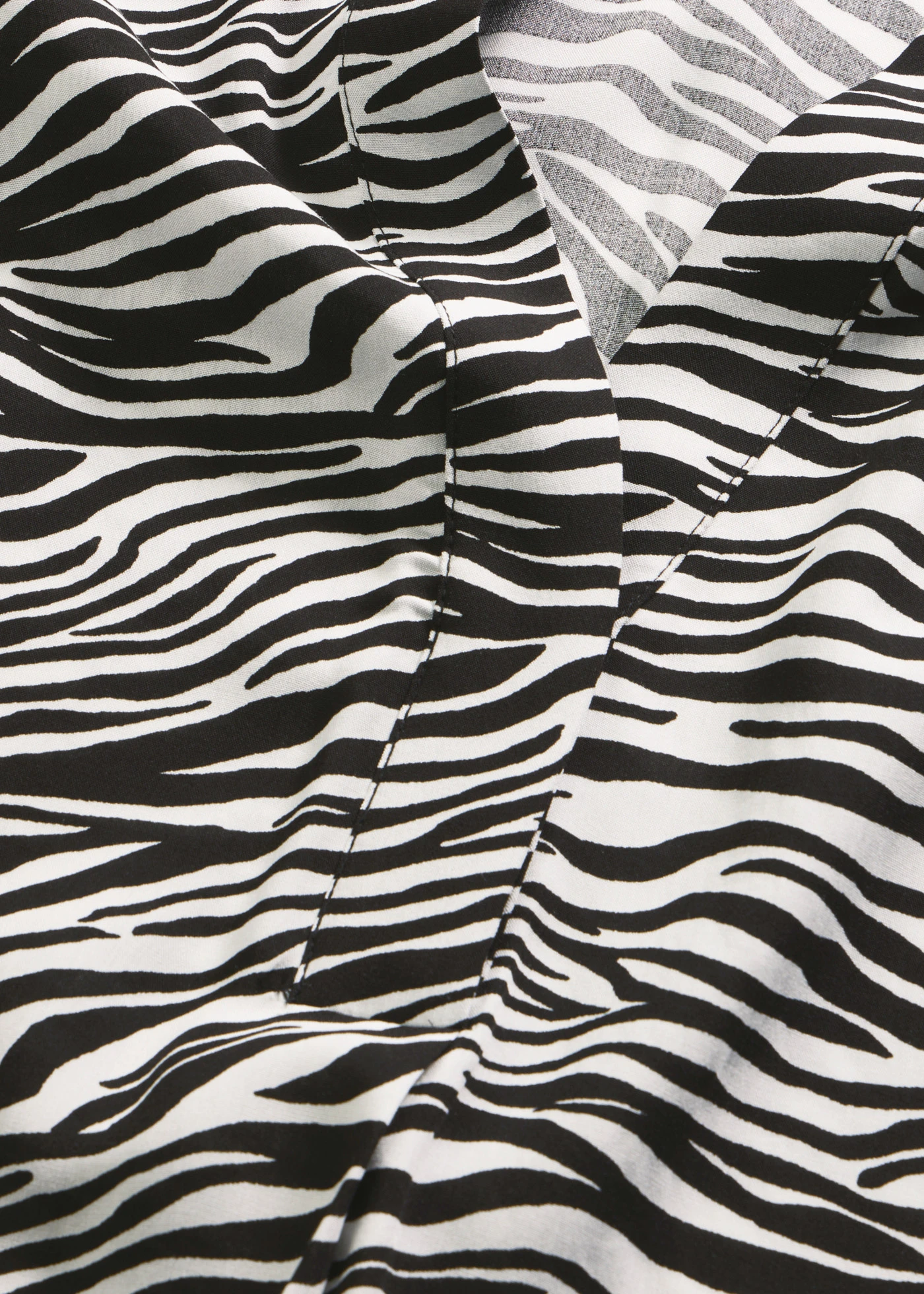 Tuniek van viscose • zwart-wolwit zebraprint • bonprix online shop