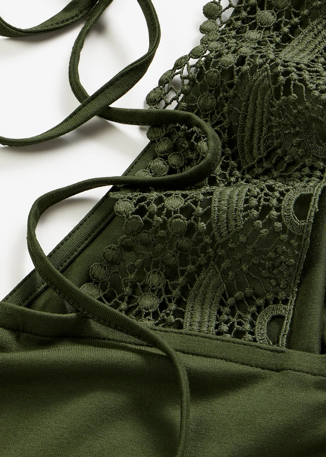 Jersey jurk van een viscosemix • olijfgroen • product-page.page-title-suffix