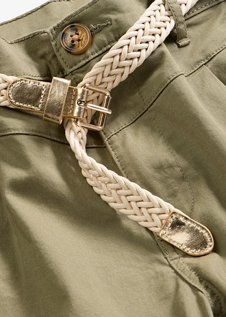 Short van katoen • olijfgroen • bonprix online shop