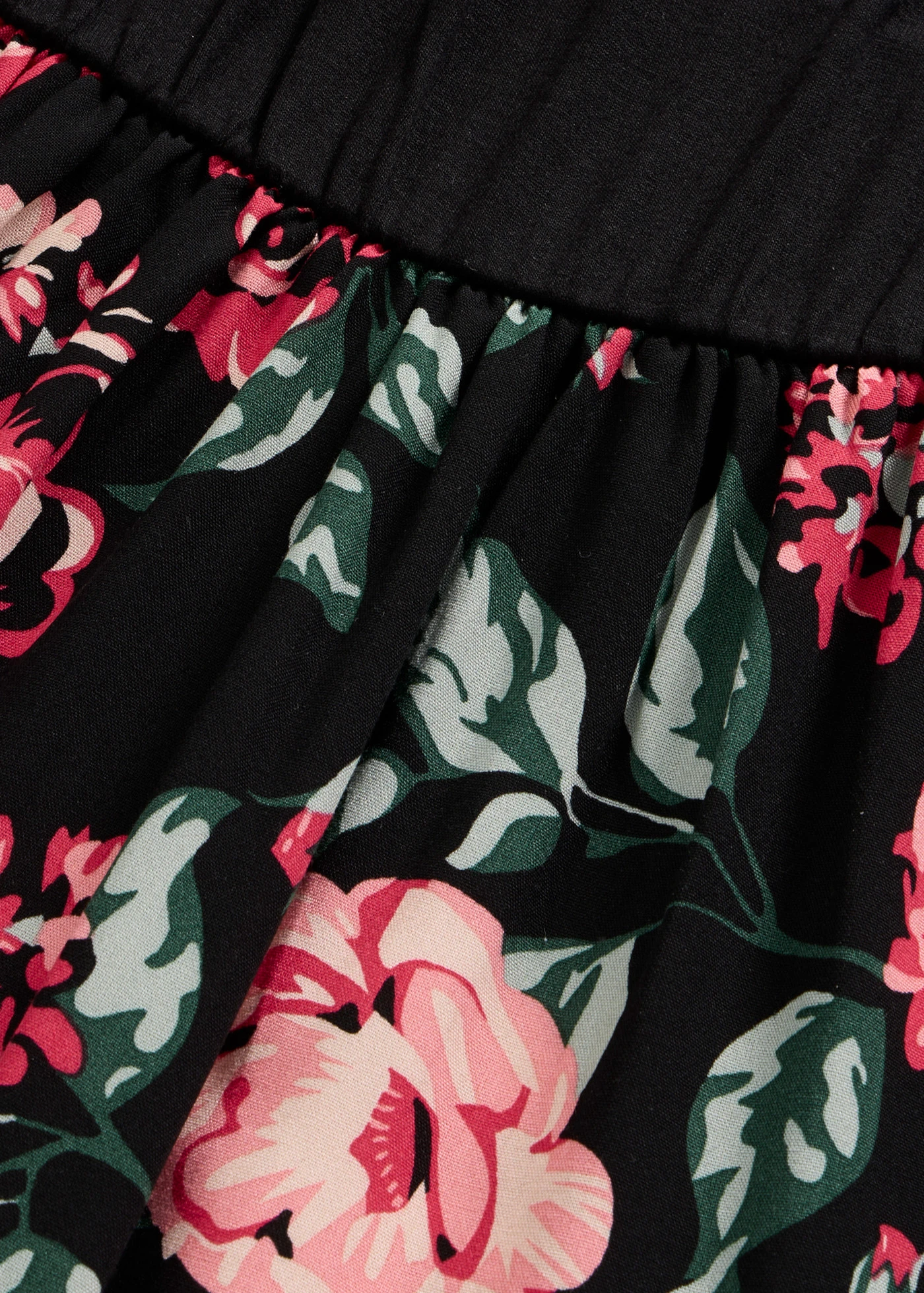 Maxi jurk met viscose • zwart gebloemd • bonprix online shop