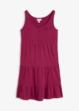 Jurk van katoen-jersey, petite • bessen • bonprix online shop