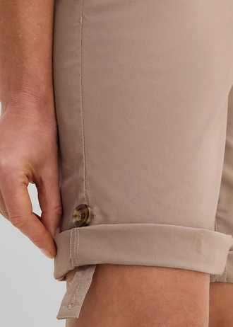 Stretch bermuda • taupe • bonprix online shop