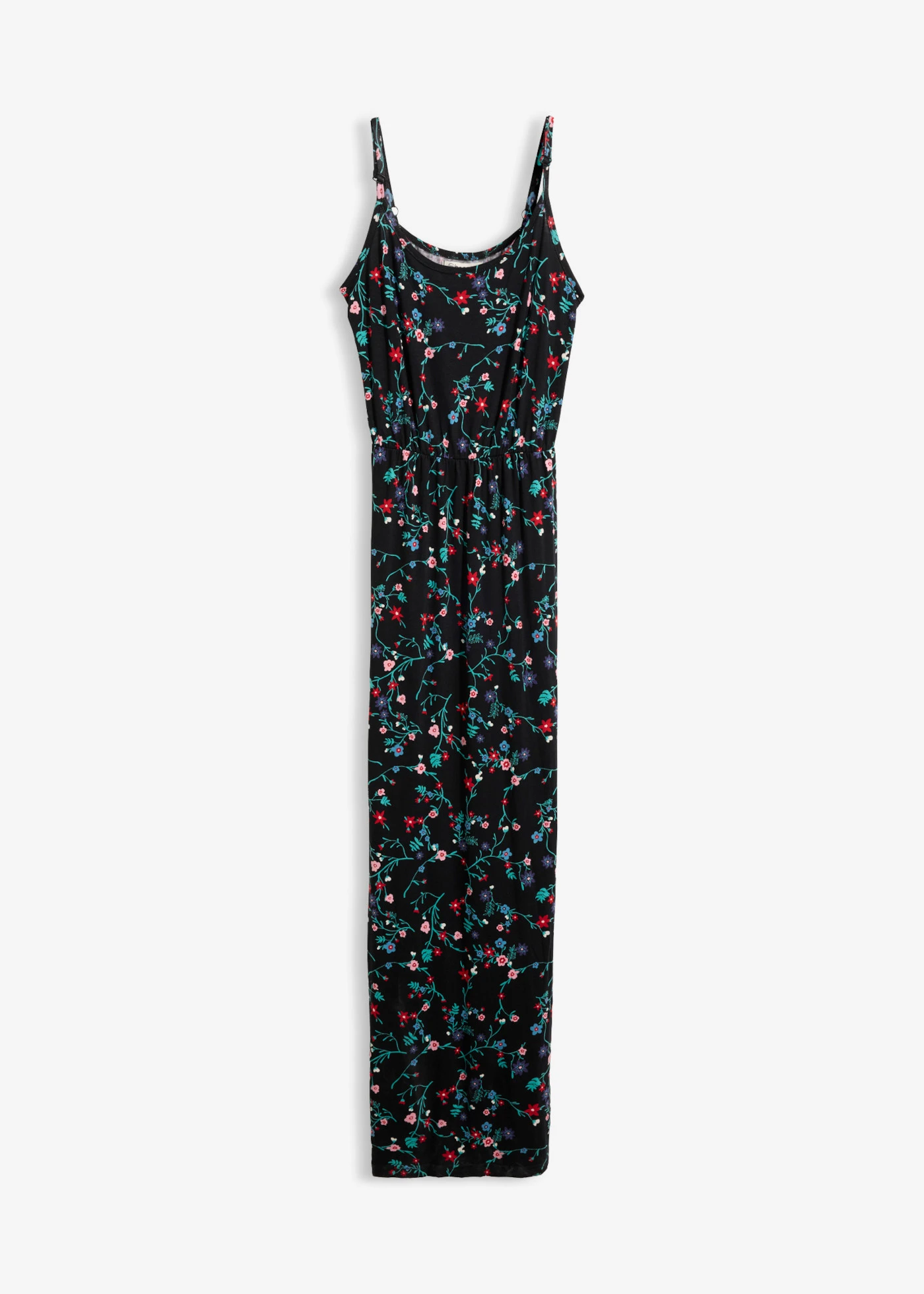 Maxi jurk met print • zwart gebloemd • bonprix online shop