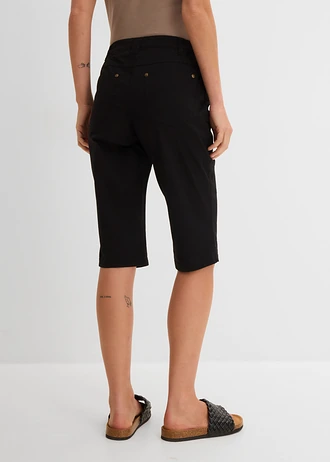Katoenen bermuda met comfortband • zwart • bonprix online shop