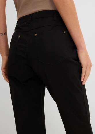 Katoenen bermuda met comfortband • zwart • bonprix online shop