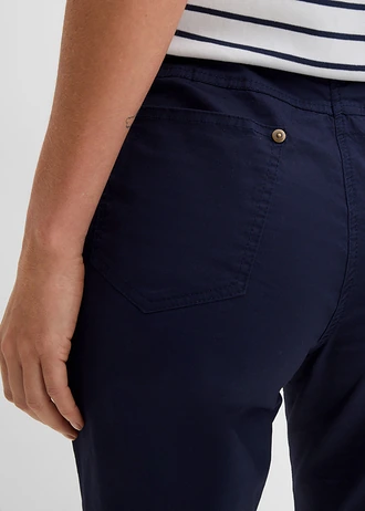 Katoenen bermuda met comfortband • donkerblauw • bonprix online shop