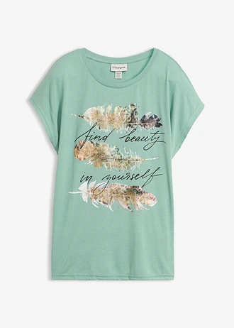 Tricou cu print sclipitor