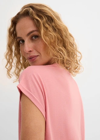 T-shirt à imprimé brillant • vieux rose imprimé • Boutique bonprix