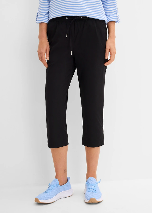 Pantalon 3/4 avec cordon à nouer • noir • product-page.page-title-suffix