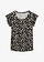 Bluză din material cu viscoză, culoare: negru floral