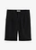 Stretch bermuda, Kleur: zwart