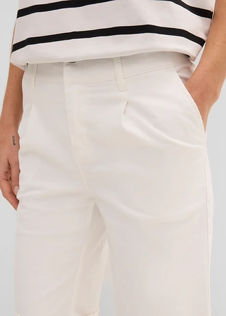 Stretch bermuda • wit • bonprix online shop