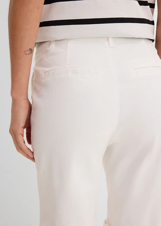 Stretch bermuda • wit • bonprix online shop