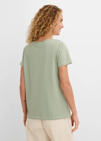 T-shirt • rookgroen met print • bonprix online shop
