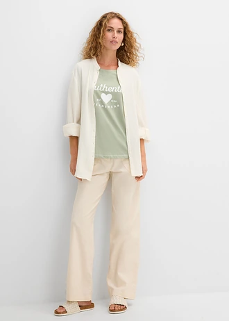 T-shirt • rookgroen met print • bonprix online shop