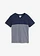 T-shirt, Kleur: donkerblauw gestreept