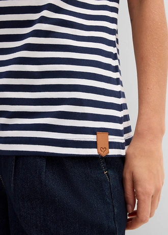 T-shirt • donkerblauw gestreept • bonprix online shop