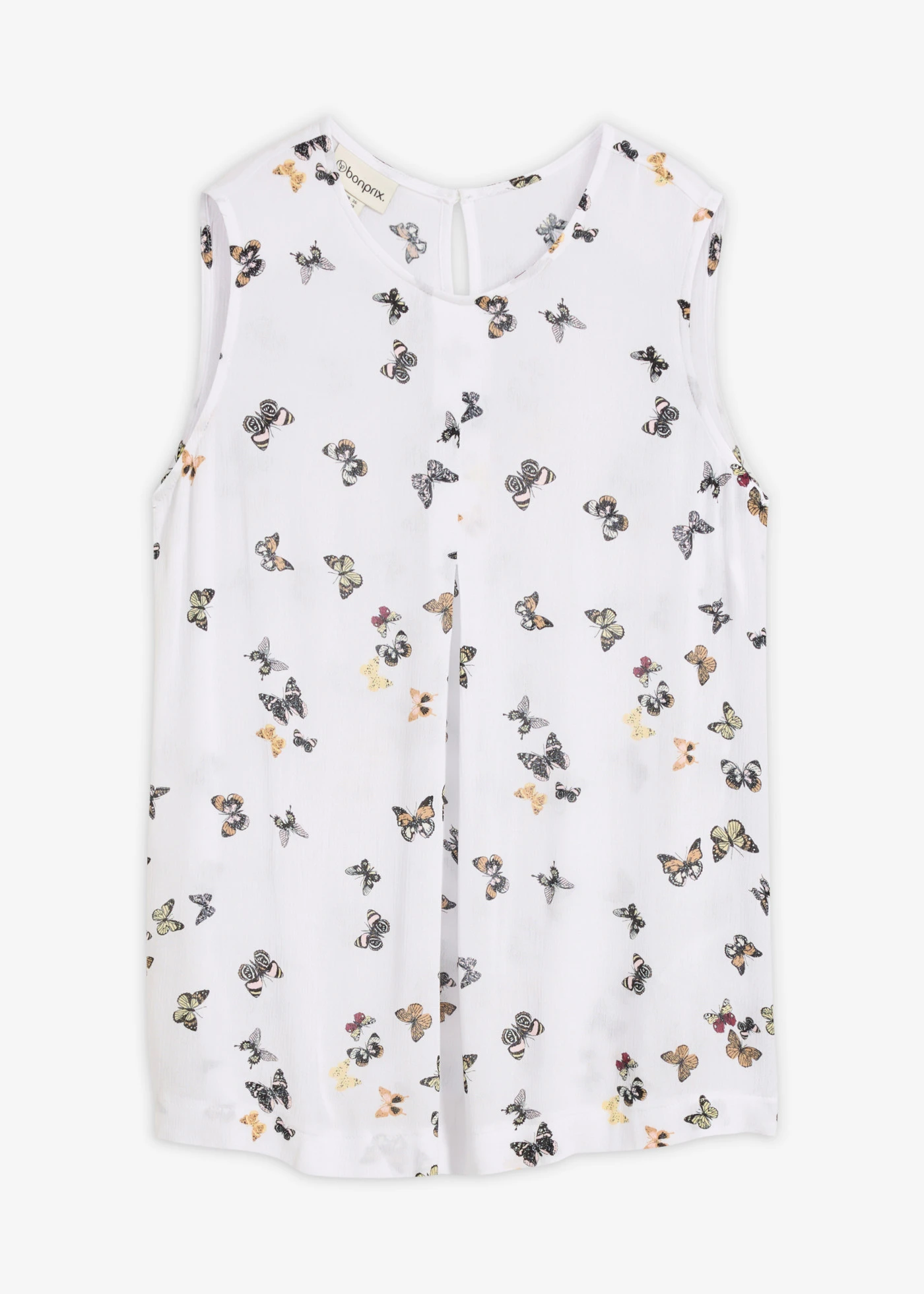 Blousetop • wit gedessineerd • bonprix online shop