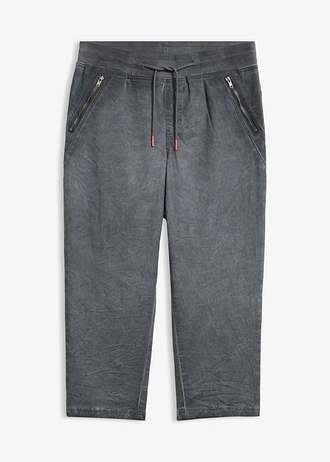 3/4 broek met contrasterende strikkoordjes