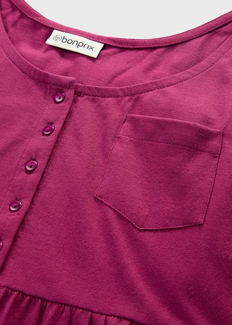 Jurk van katoen-jersey, petite • bessen • bonprix online shop