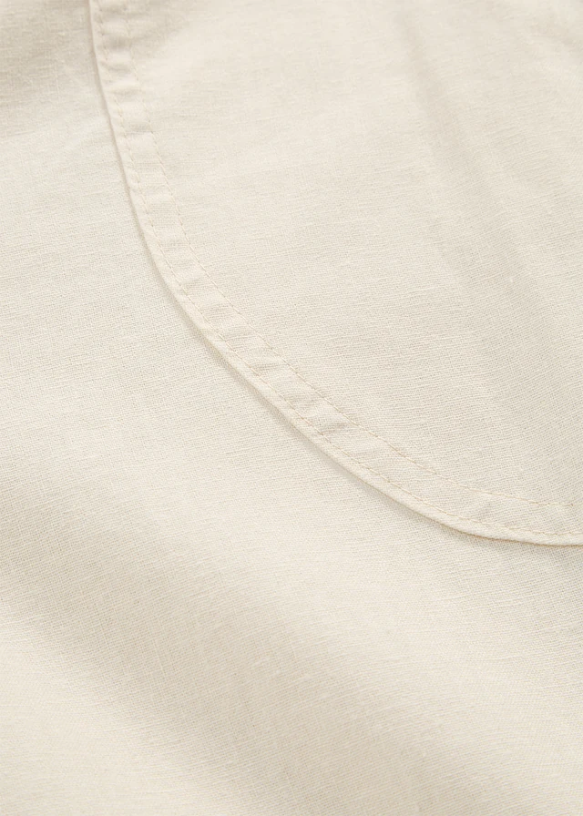 Pantalon large en lin et coton • beige galet • product-page.page-title-suffix